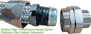 Delikon High Temperature Heavy Series Stainless Steel Connector